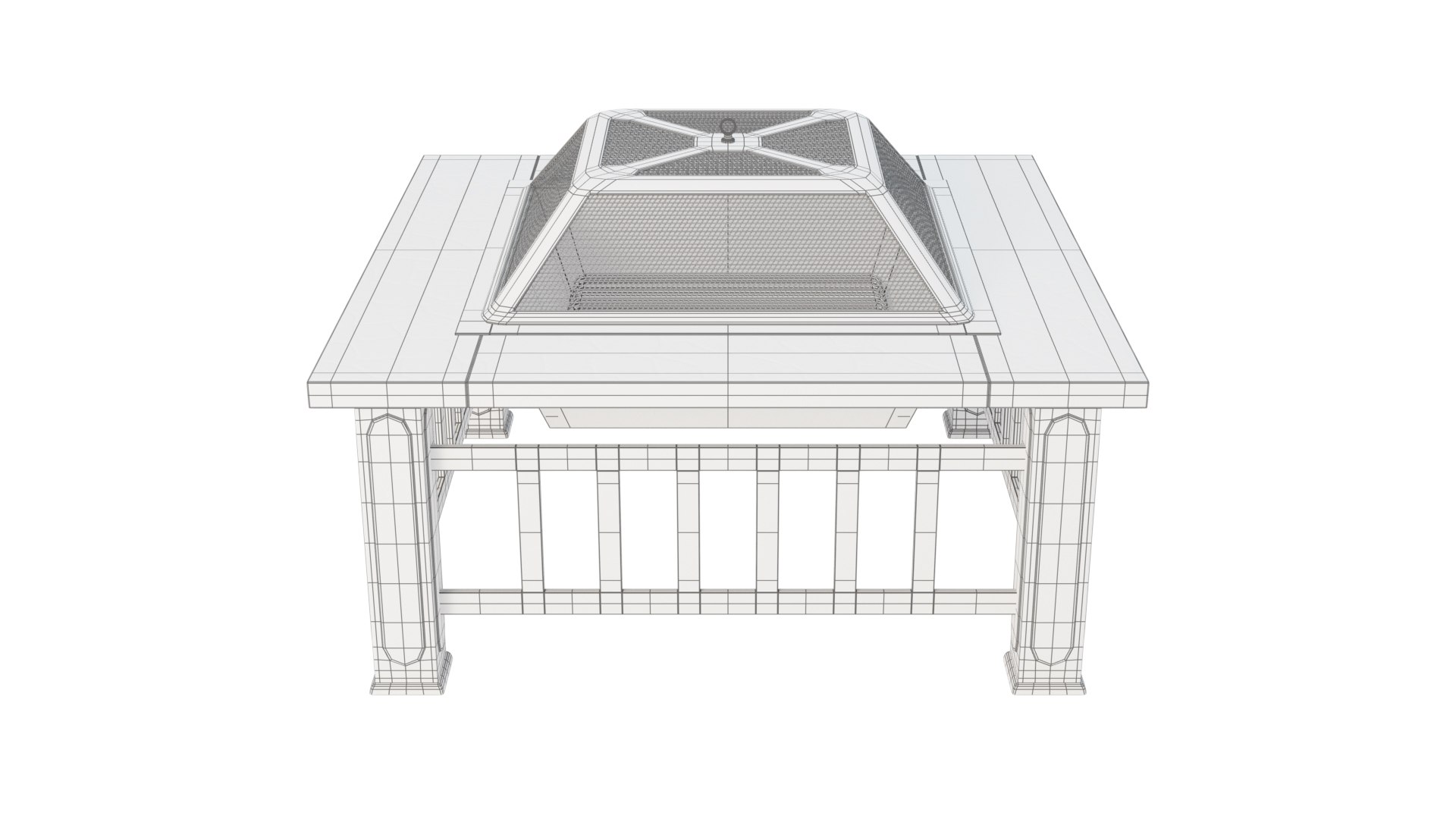 3D Fire Pit Model - TurboSquid 2069857