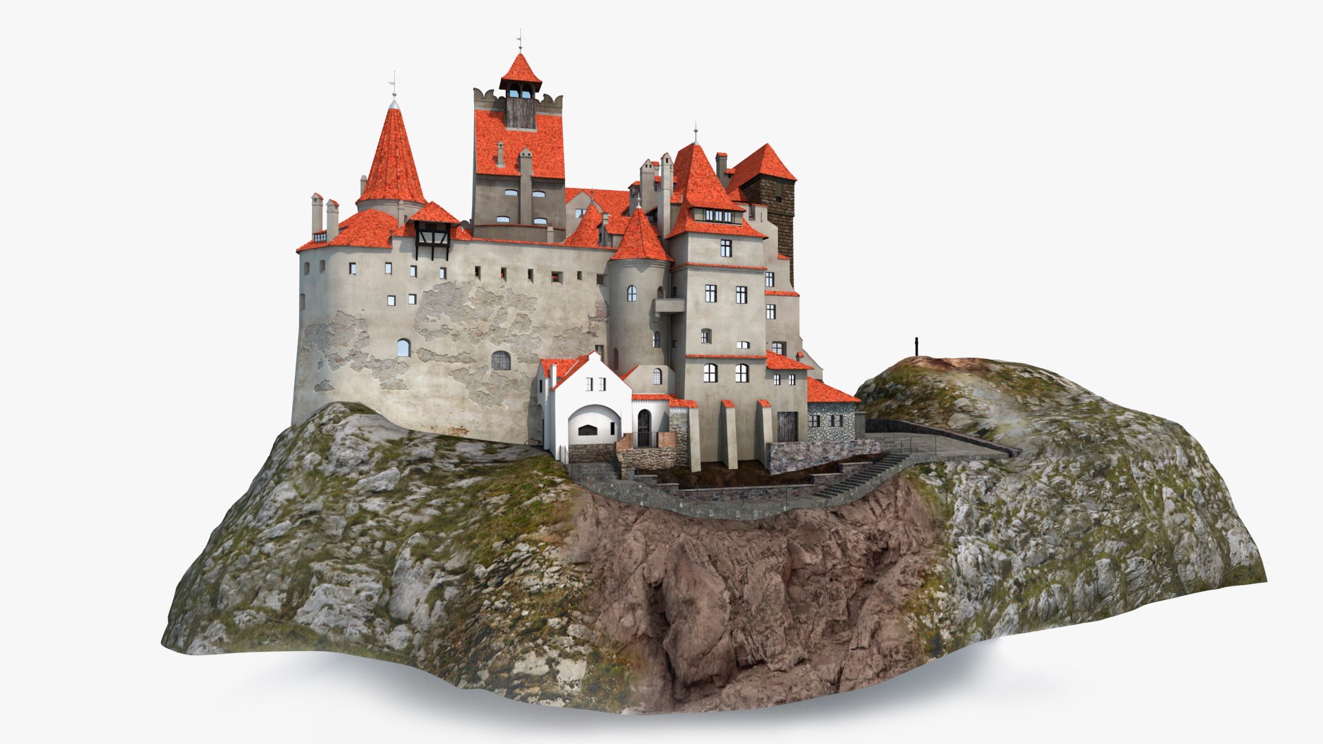 Bran Castle Draculas Castle 3D model preview