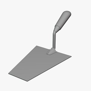 3D Trowel - Geometry Only No Textures No Materials model
