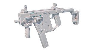 submachine gun kriss 3d model