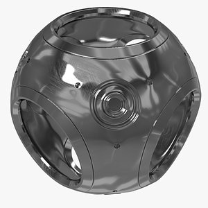 metal sphere 3d max