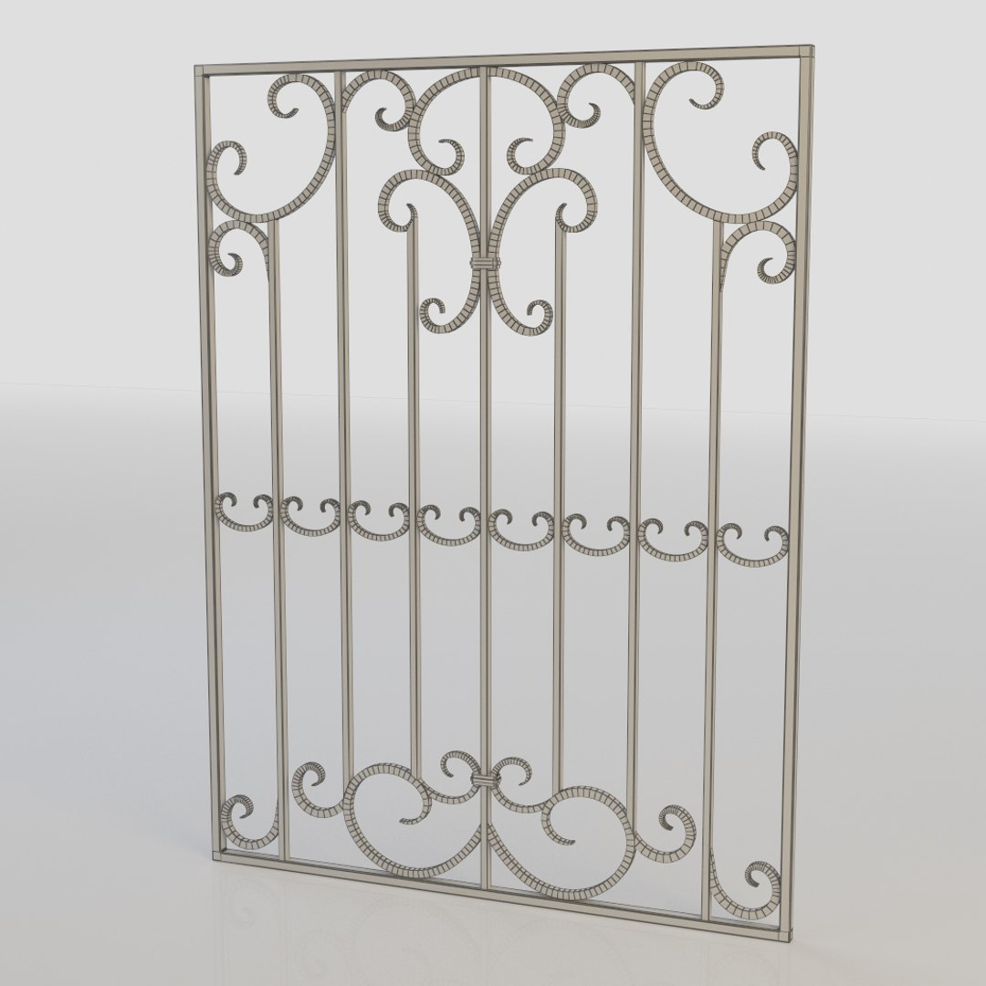 3d Windows Bars Model