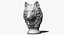 Wolf Head Statue