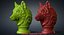 Wolf Head Statue