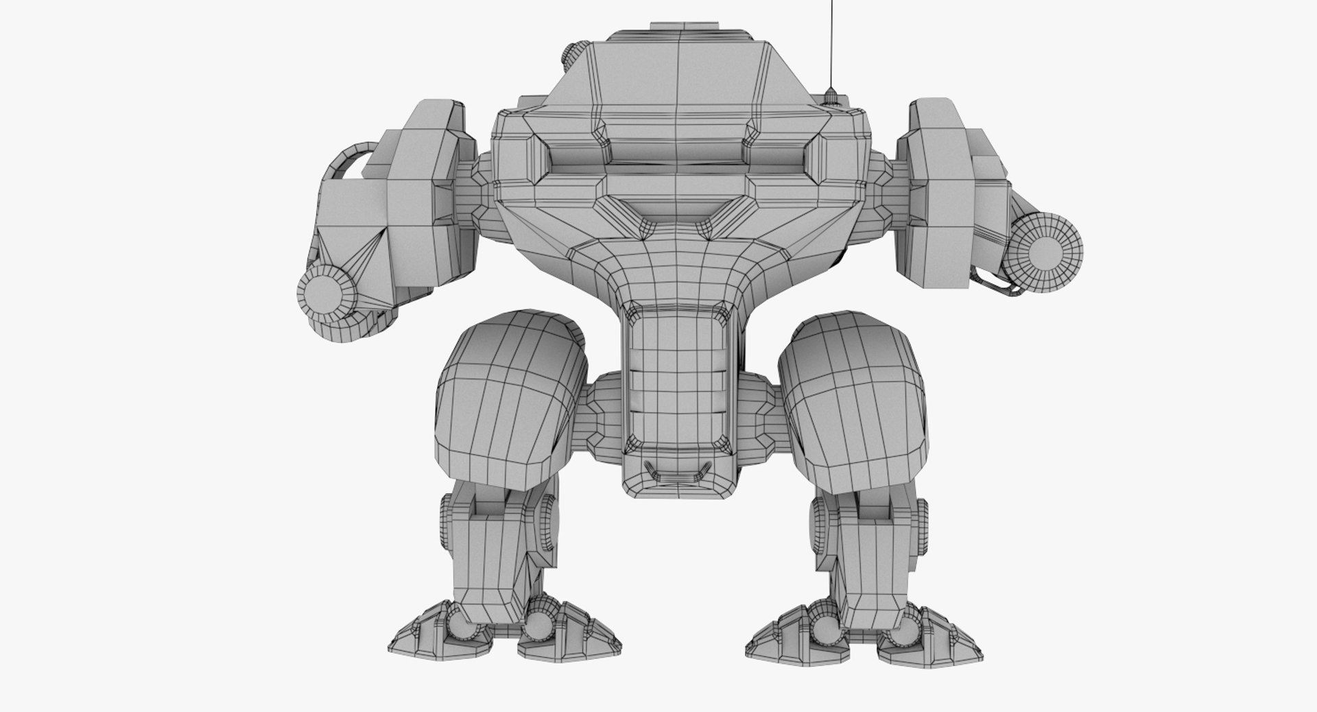 Battle Mech Model - TurboSquid 1307658