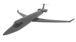 3D private jet model