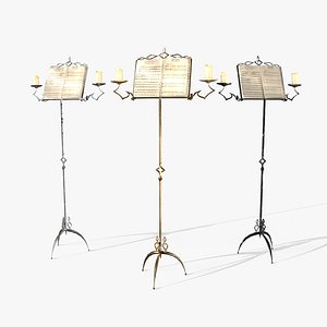 3D Music stand game ready