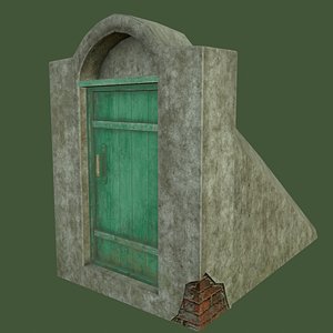 3d model of cellar door