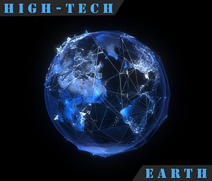 3d high-tech earth