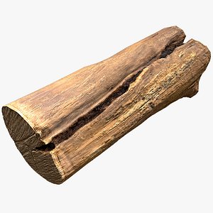 3D log photoscanned object model