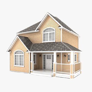two-story cottage 56 3D