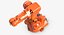 3D industrial robot arm abb
