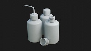 Laboratory Wash Bottle 3D model