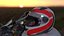 Modelo 3D de capacete de motocicleta