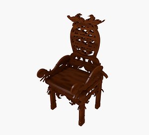 3D ornamental chair model