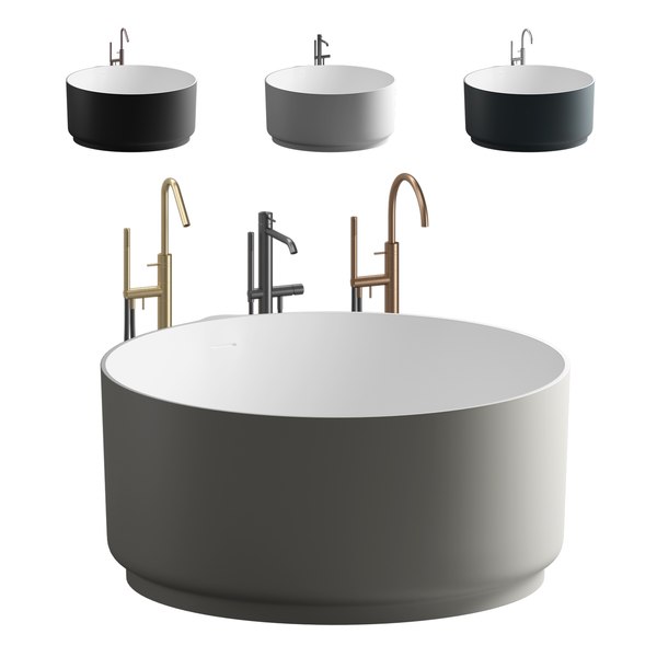 modelo 3d Agape Design Bathtubs set 02 - TurboSquid 1907437