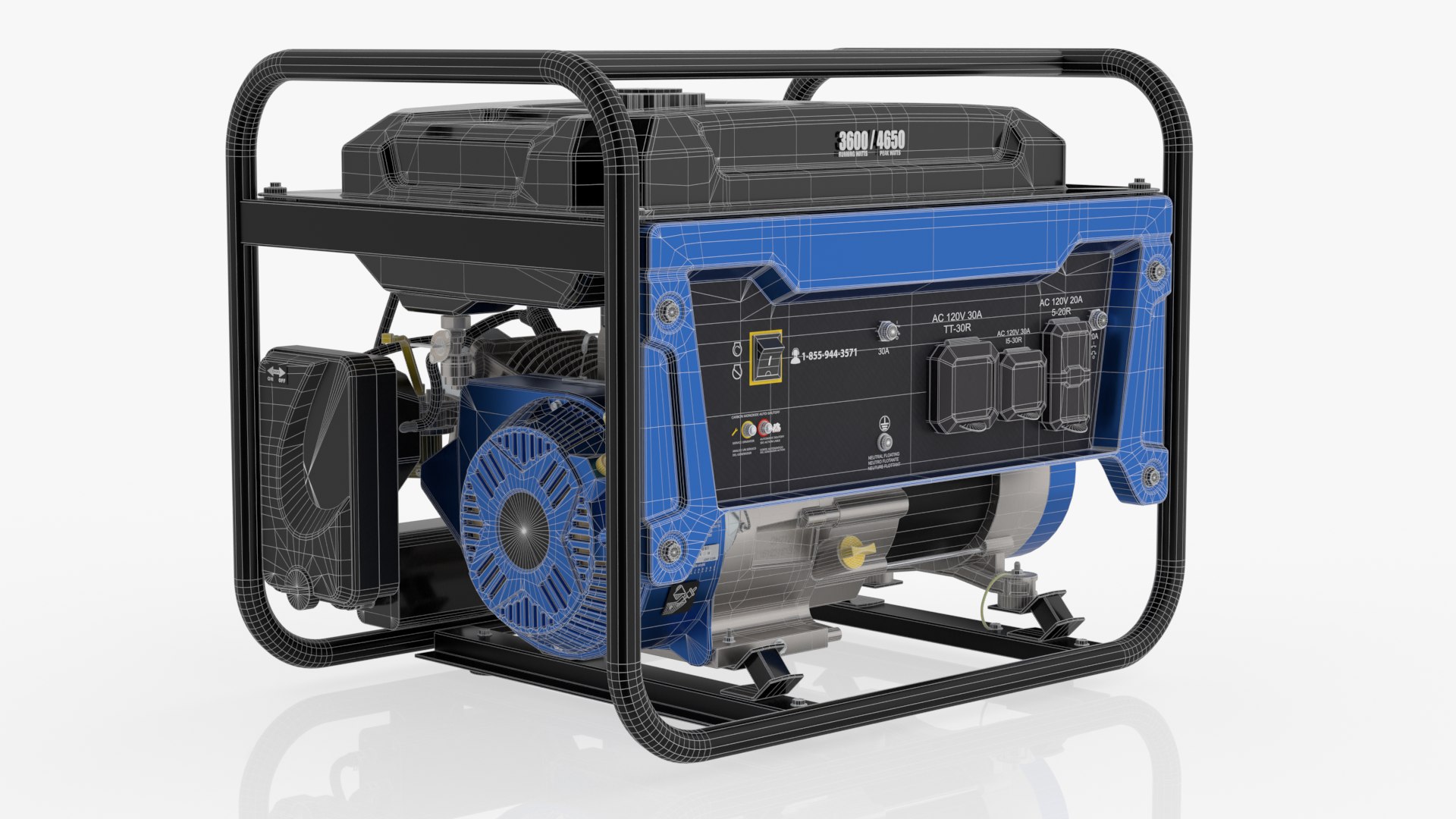 3D Westinghouse Portable Generator - TurboSquid 2065239