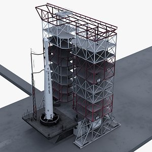 CAPE CANAVERAL NASA 3D model