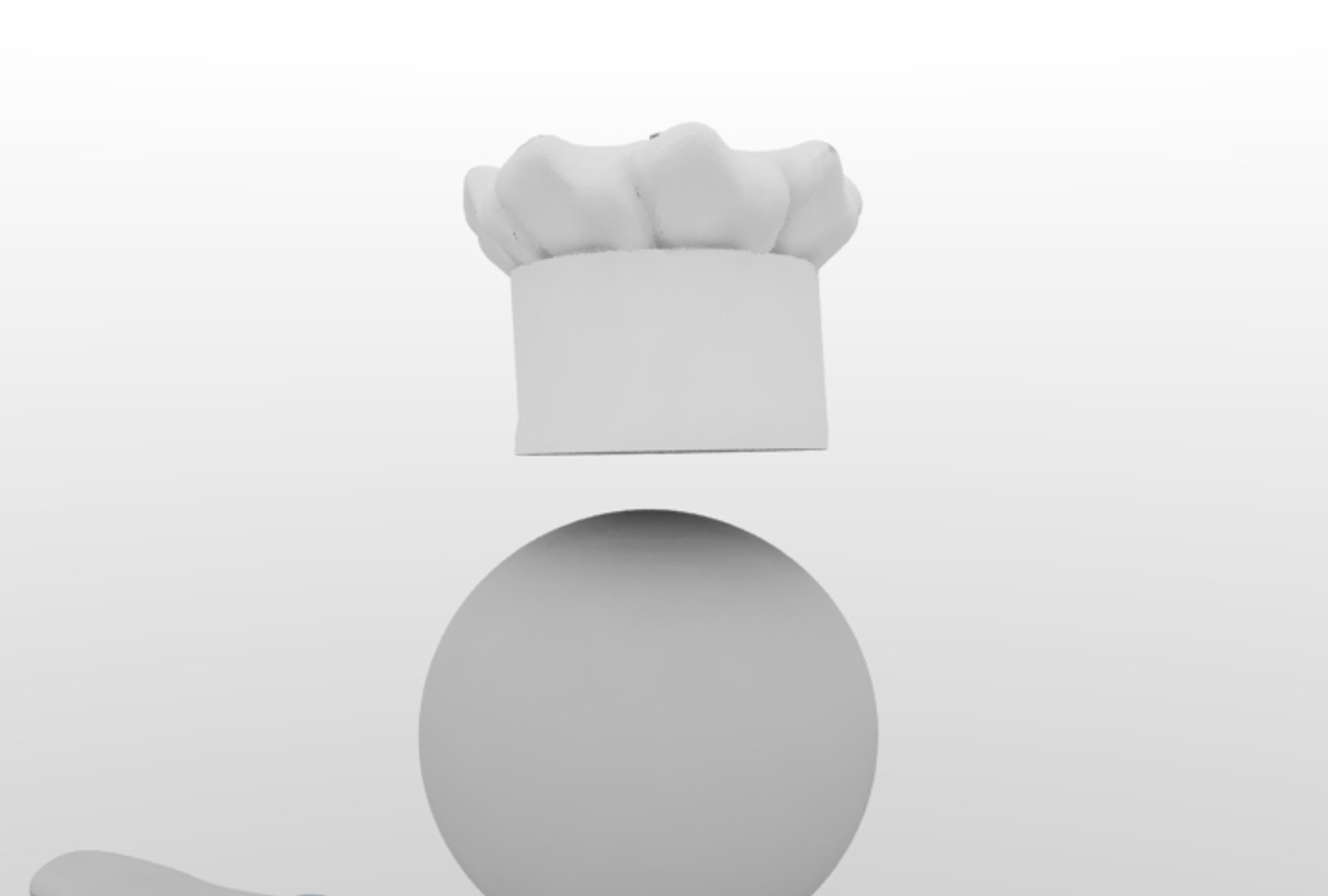Obj Human Character Chef