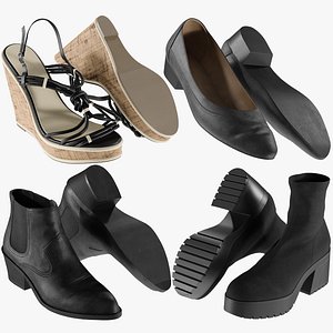 realistic heels collections 3D