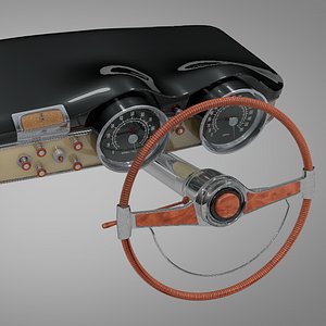 3D lancia aurelia b53 coupe model