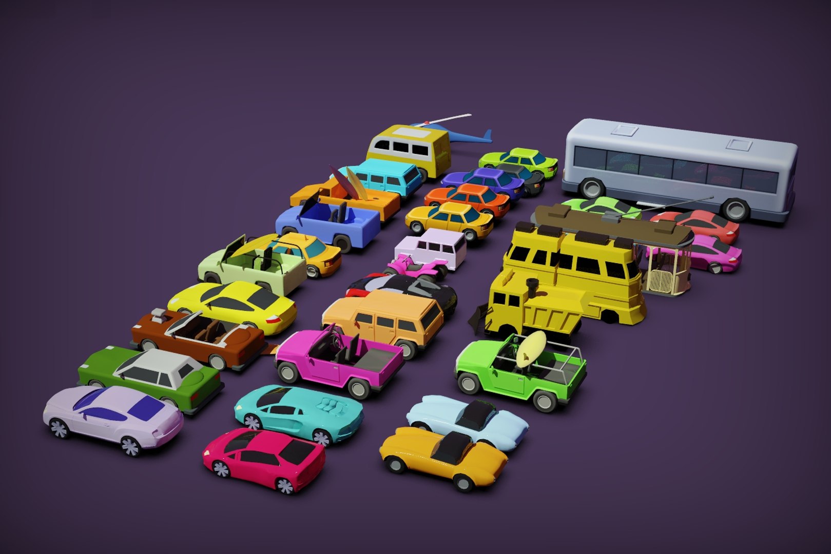 Cars 3D Model - TurboSquid 1425276