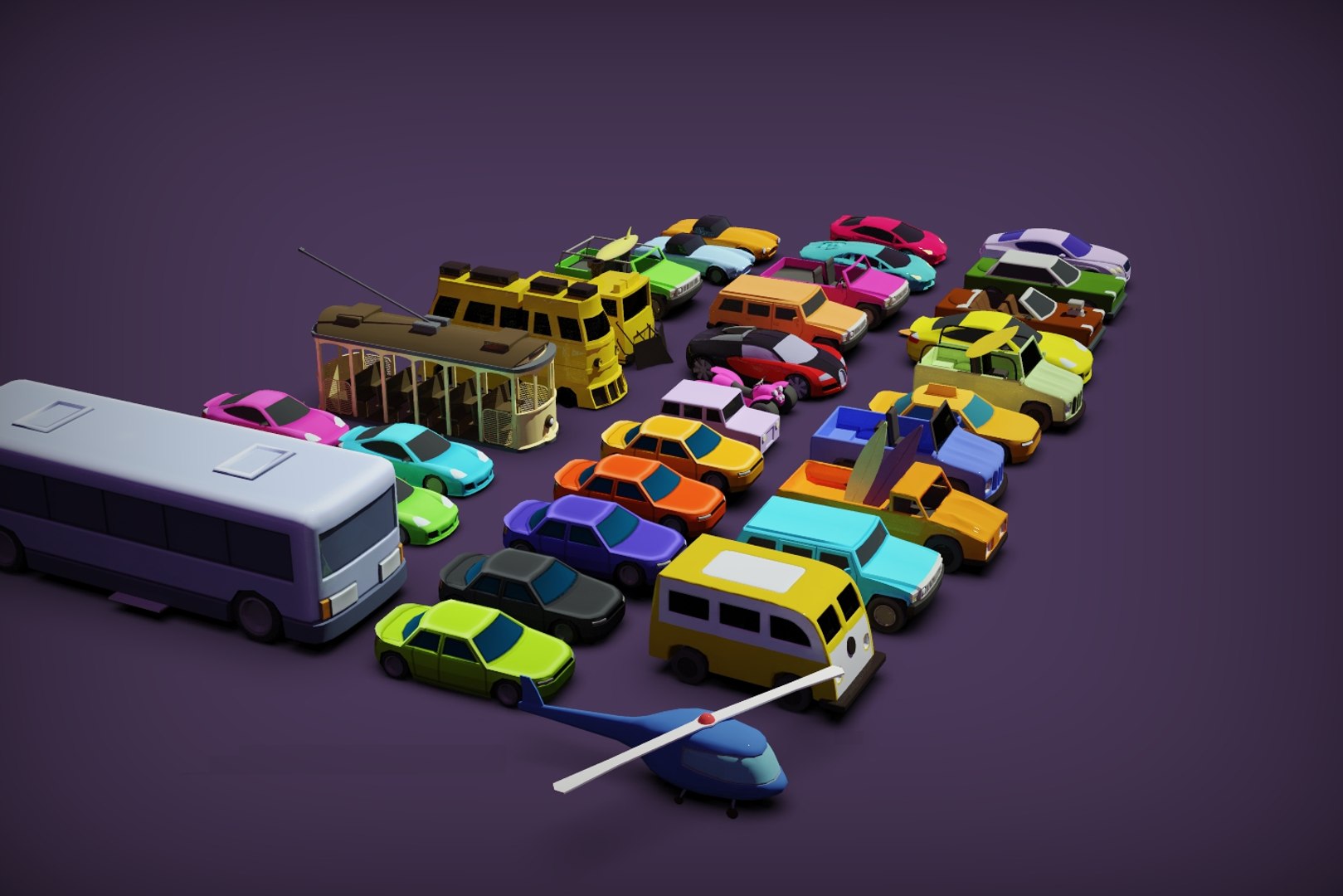 Cars 3D Model - TurboSquid 1425276