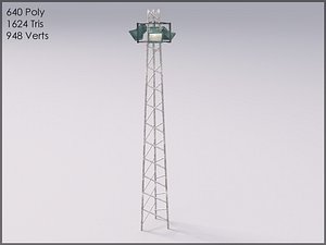 3d light tower model