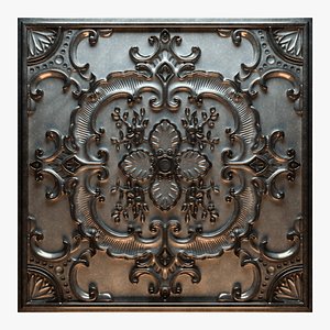 old tin tiles 3D model