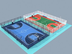 Outdoor Basketball Court