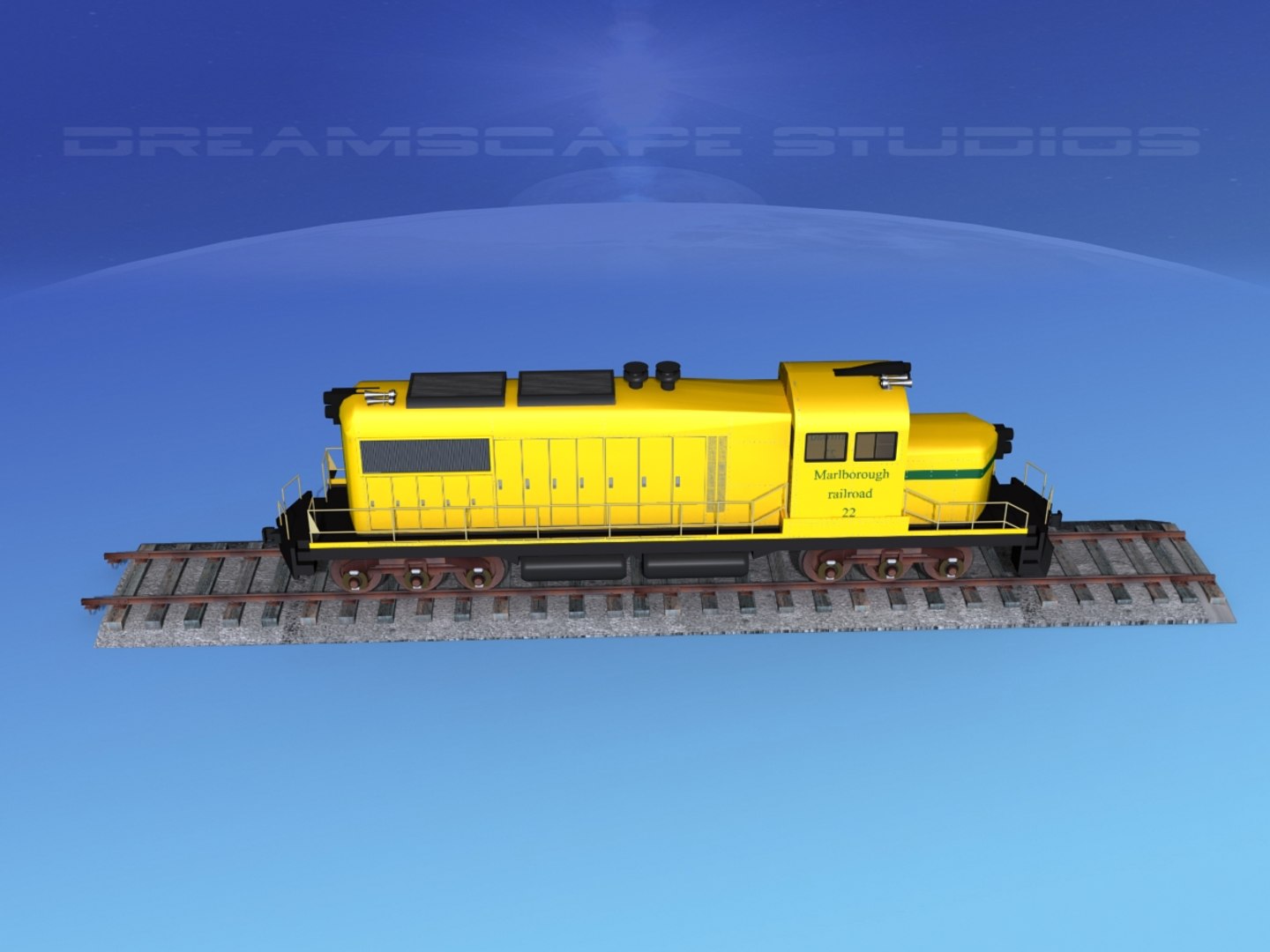Diesel Train Locomotive 3D Model - TurboSquid 1320811
