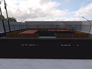 hospital parking area