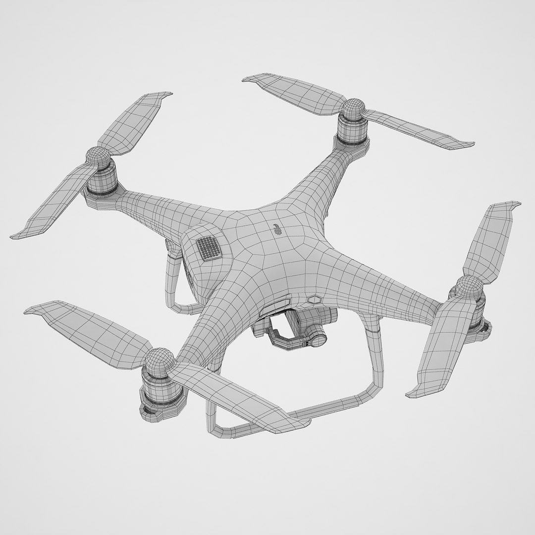 Dji phantom 4 3D model - TurboSquid 1354205