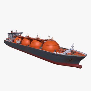 LNG Tanker Ship Arctic Discoverer 3D
