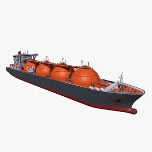 LNG Tanker Ship Arctic Discoverer PBR