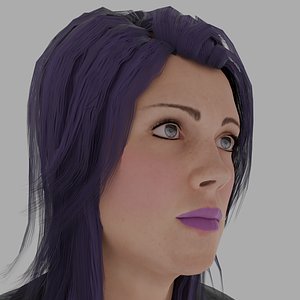 3D model female character