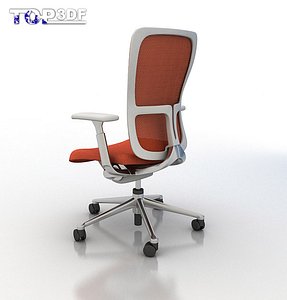 haworth zody chair 3d model