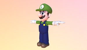 Super Mario: Luigi T-pose