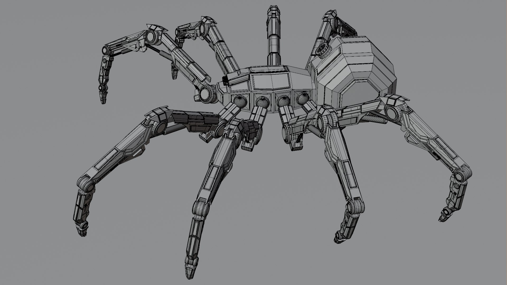 3D Sci Fi Mechanical electronic Robot model https://p.turbosquid.com/ts-thumb/ci/DQo0F2/61/wireframe/png/1789267089/1920x1080/fit_q87/ca5aac8b5c13e0af3764c19265740ef1b94b03a7/wireframe.jpg