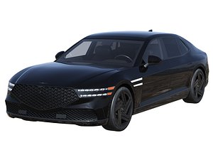 Genesis G90 Prestige Black 3D