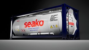 3D model ISO Tank Container