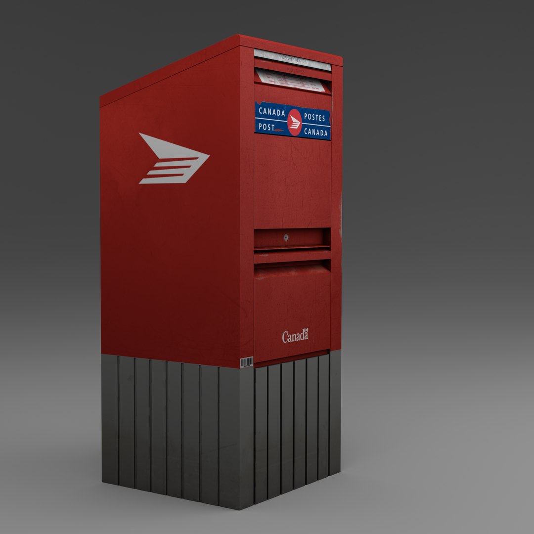 mailbox mail 3d obj