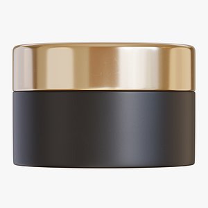 Black Cosmetic Jar 05