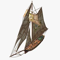 Cartoon Sloop