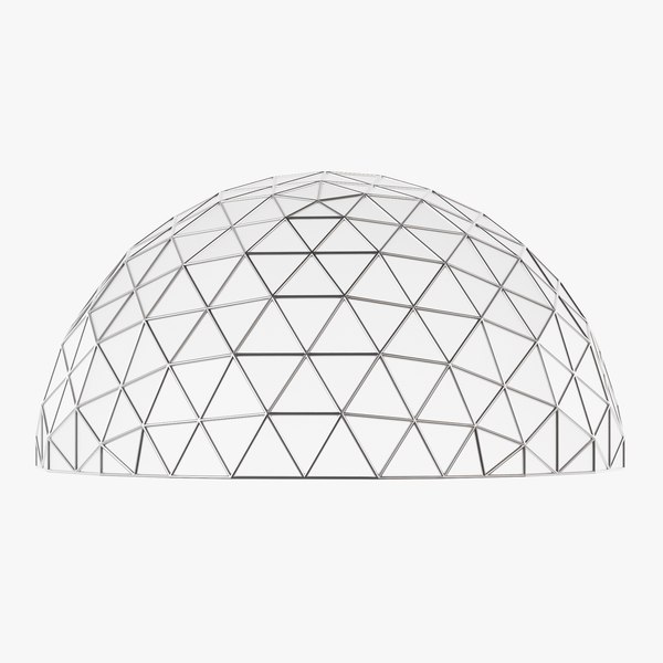 Modello 3D Cupola geodetica icosaedro 5V Ico TurboSquid 2049821