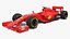 壳牌AMD F1赛车，带红色空气动力学扰流板