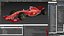 壳牌AMD F1赛车，带红色空气动力学扰流板
