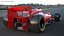 壳牌AMD F1赛车，带红色空气动力学扰流板