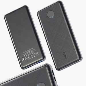 3D Anker PowerCore Slim 10000 Portable Charger Black