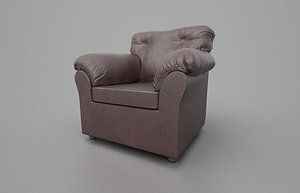 furny elzada arm chair 3D model